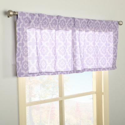 Gasquet Geometric Tailored Window Valance