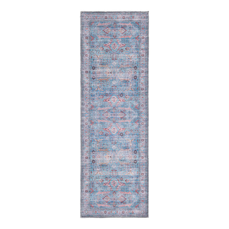 Tapis bleu Haight, Tapis de couloir 2 pi x 6 pi 1 po