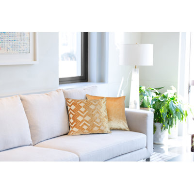 Adilynn Geometric Square Throw Pillow Cover