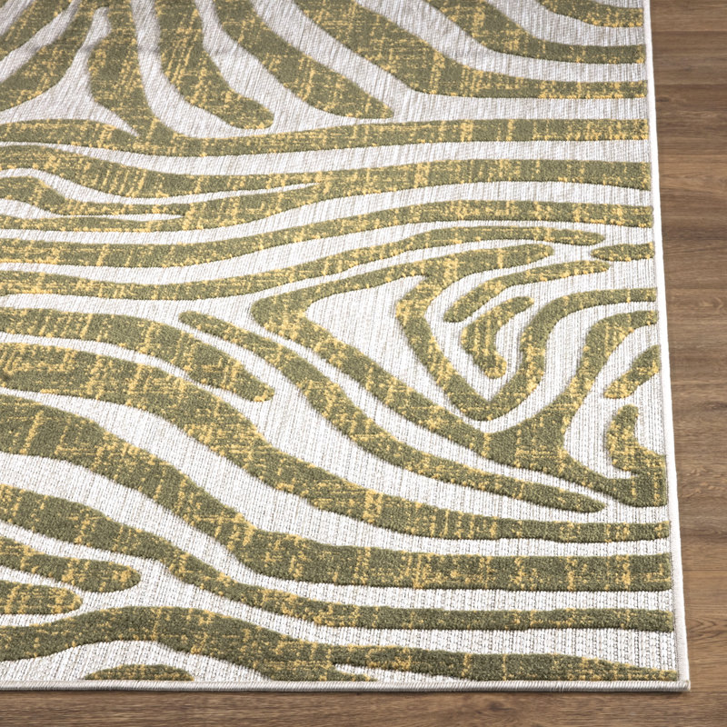 Haidon Animal Print Indoor / Outdoor Rug, Rectangle 7'9" x 10'2"