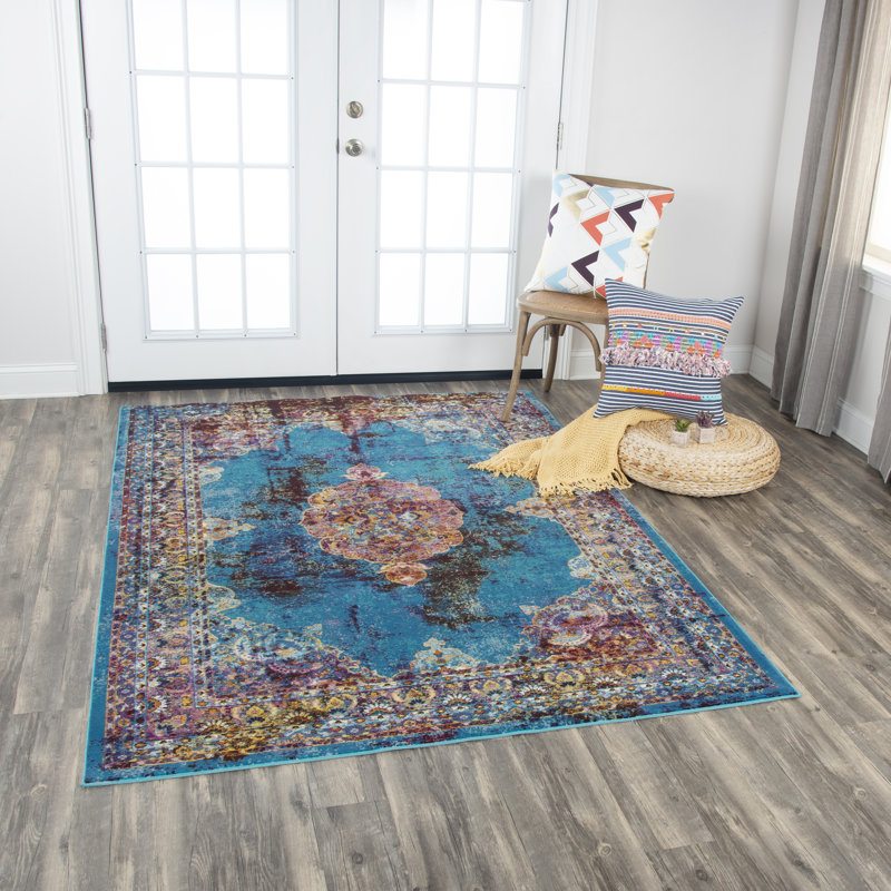 Elliot Oriental Indoor Rug, Rectangle 3'11" x 5'6"