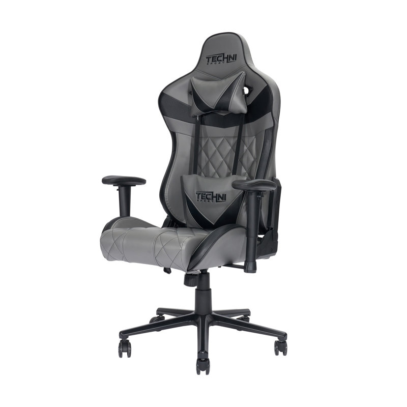 Fauteuil de jeu ergonomique Sport XL, gris