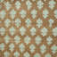 Fabdivine Brown 100% Blackout Pure Linen Roman Shade or Blinds Hand Block Print Floral Perfect for Window Treatment, French Doors, Living or Bedroom, Kitchen, and Hall, Elegant, Tarz-187234579