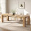 Table de salle à manger extensible pour 4 à 10 personnes, style ferme moderne

Table de salle à manger rectangulaire extensible de 140 à 220 cm avec 2 rallonges, table transformable pour salon, chêne naturel brun