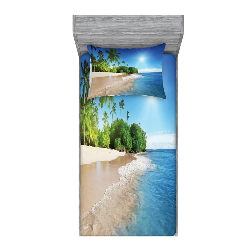 Microfiber Sheet Set, Twin Sheet Set with Fitted Sheet