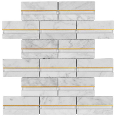 1" x 4" Brick Joint Mosaic Tile