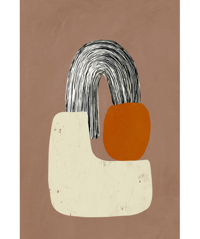Inbalanceno02 by Other Artist, Gold/Tan/Black/Brown/White, 32 × 48, Wrapped Canvas