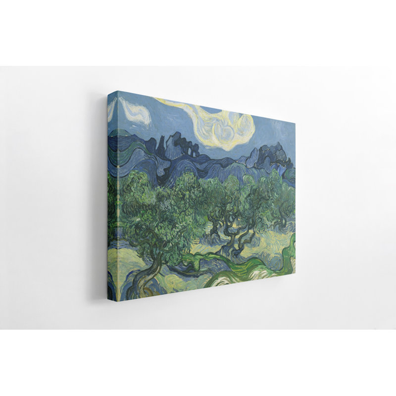 "Olive Trees" par Vincent Van Gogh, reproduction d'art sur toile tendue, H 12 po x l 16 po x P 1,5 po