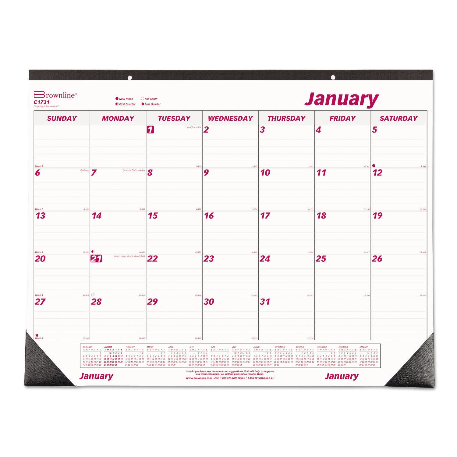 Rediform Office Products Desk Calendar Pad & Reviews | Wayfair