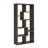Rectangular 10Shelf Bookcase In Weathered Grey-1519841956
