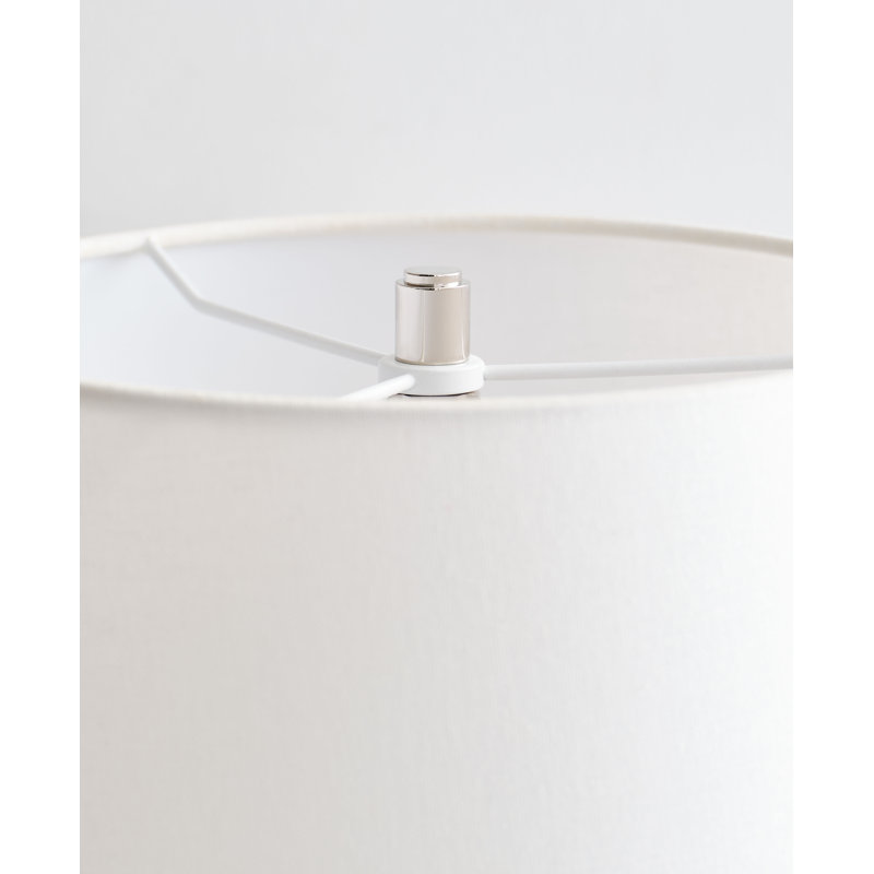 Suzanne Kasler Elle Swing Arm Sconce, Polished Nickel/Black Rattan