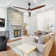 72" 3-Blade Solid Wood Ceiling Fan With LED Light And Remote Control