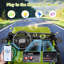 Jouets électriques Jeeps 24 places 2 places avec télécommande, Bluetooth, musique, lumières, 3 vitesses-109473619