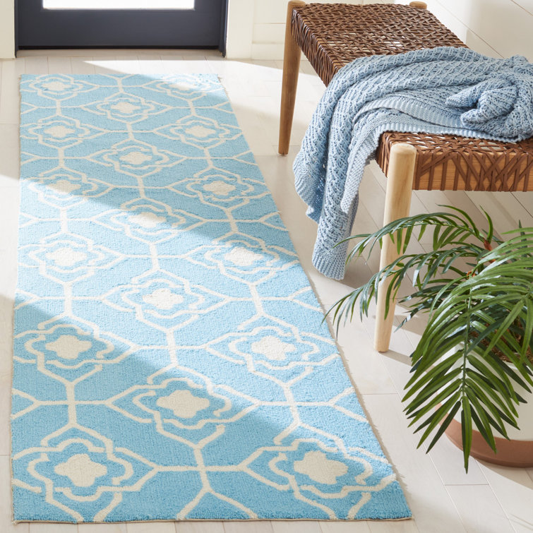 Tapis de performance géométrique crocheté à la main Four Seasons