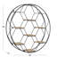 Étagère murale ronde en métal 7 tablettes