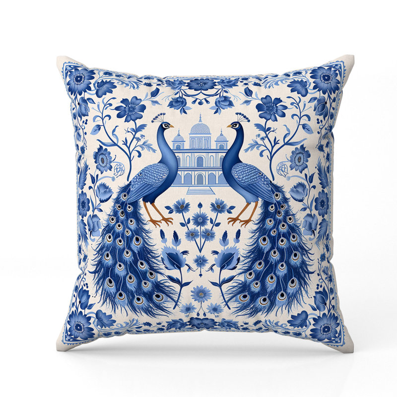 Celestial Feathers  Square Throw Pillow, null, null