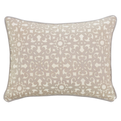 Isolde Beige Polyester Piece Sham
