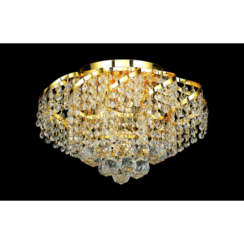 Zofia 4 - Light Dimmable Empire Chandelier, Gold