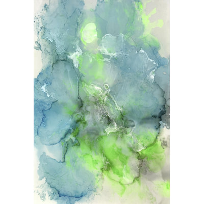 Turquoise Crystal by Kim Curinga - Wrapped Canvas Print