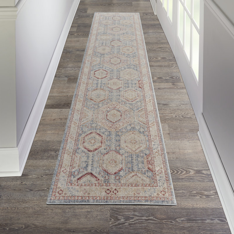 Silvian Oriental Indoor Rug, Runner 2'7" x 12'