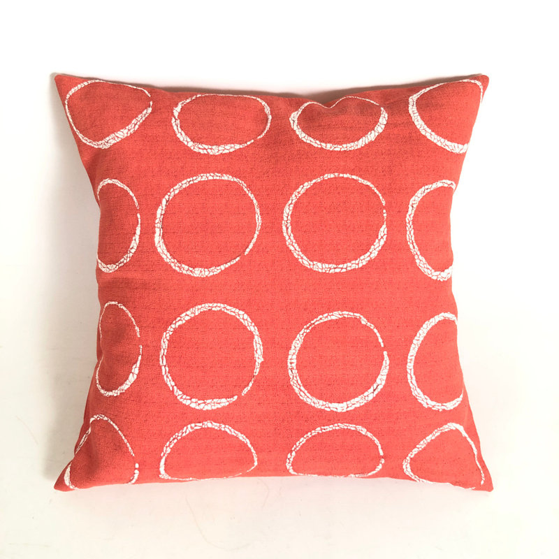 Housse de coussin Circles, Orange