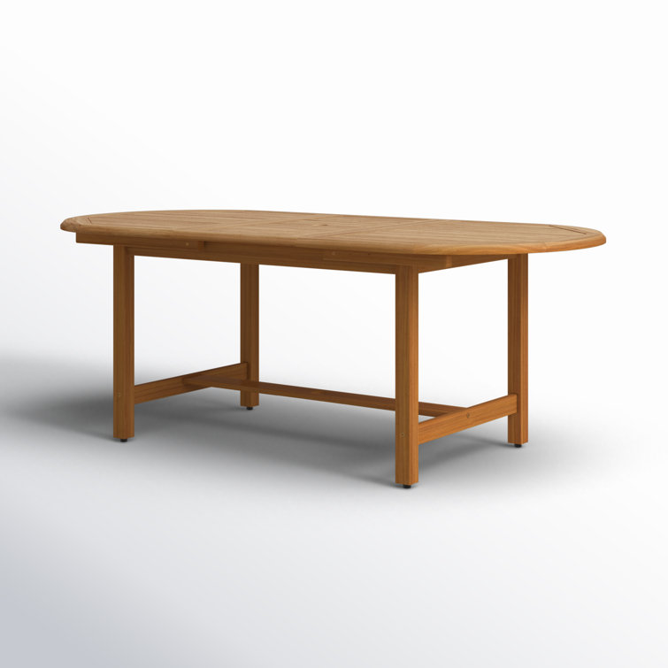 Rafael Teak Oval Extendable Patio Table
