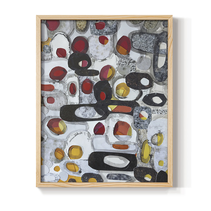 Fruit Collage I Framed Print - Solid Wood
