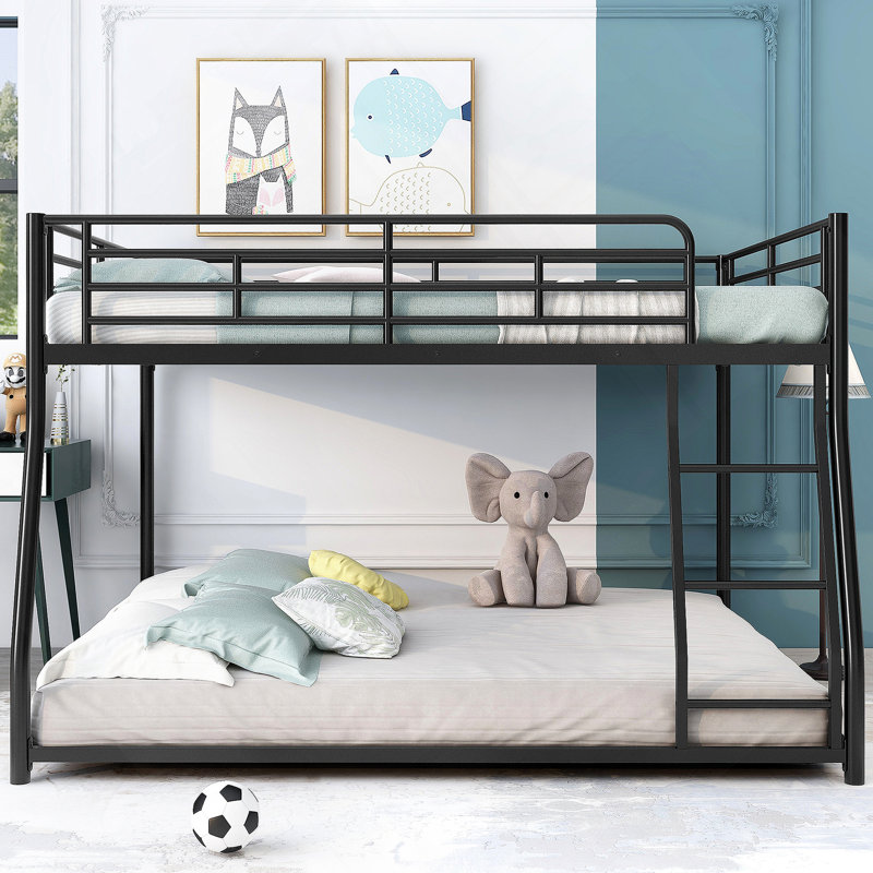 Ariatna Metal Floor Bunk Bed Over