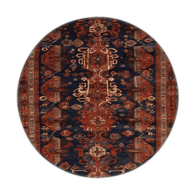Turkish Brown Indoor and Outdoor Area Rug