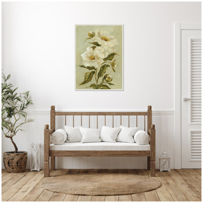 «Baroncourt AQ Floral No 9» par Annie Quigley, reproduction d'art sur toile encadrée