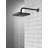 Universal Showering Components Square Single-Spray Rain Shower Head, Rainfall Shower Head 1.8 GPM-86914940