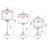 Kitchen Glass Cookie Jars Canister Set