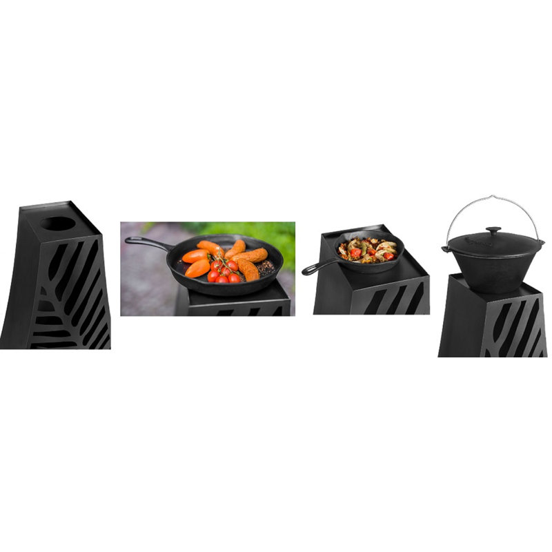 Steel Wood Burning Smokeless Fire Pit