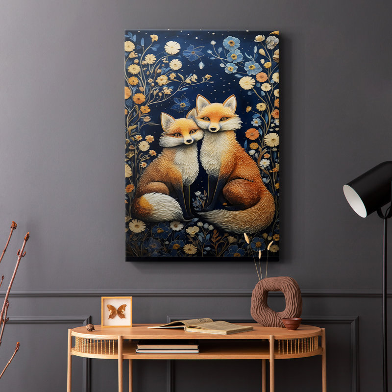 ANIMALS Series CDLxxix - Toile tendue avec châssis de qualité supérieure - Prêt à être accroché, H 12 po x l 8 po