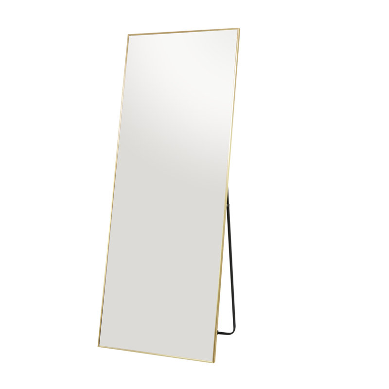 Miroir de plancher en métal Cosmoliving By Cosmopolitan, 65,3 po x 25,5 po