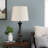 22'' Black Metal Table Lamp Set with 3-Way Touch control and USB A&C-96817163