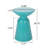 Outdoor Metal End Table -Large