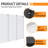 36'' Three Bathroom Storage With Soft Close Doors-1002781393