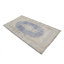 Tapis bleu / brun 7 pi 1 po x 3 pi 10 po Wedemeyer