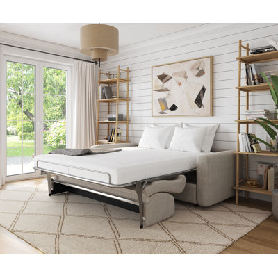 85" Killian Queen Size Convertible Sleeper Sofa with Dual Mattress