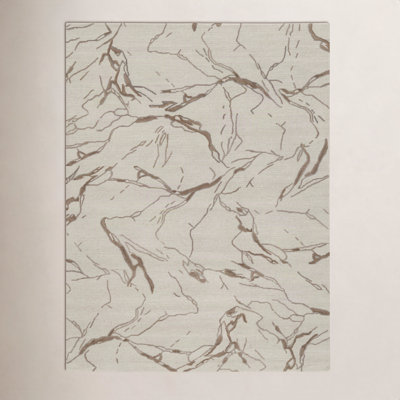 Hand-Tufted Abstract Wool Rug