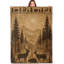 Jeté Rustic Deer and Bear Forest, cadeaux pour adultes, couvertures en flanelle Woodland-125362098