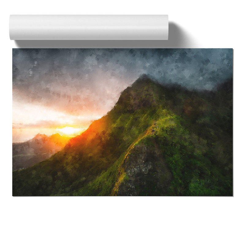 First Light In Hawaii - No Frame Print, 42cm H x 59cm W x 0.1cm D
