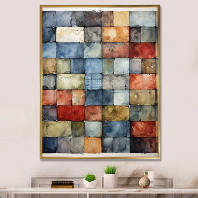«Colorful Colorful Colors Tiles II», art mural abstrait