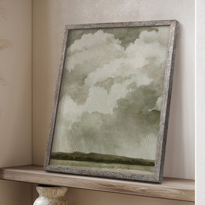 «Big Dark Sky I», reproduction encadrée - bois massif, H 30 po x l 24 po