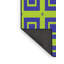 Tapis vert/bleu à motifs-170411137