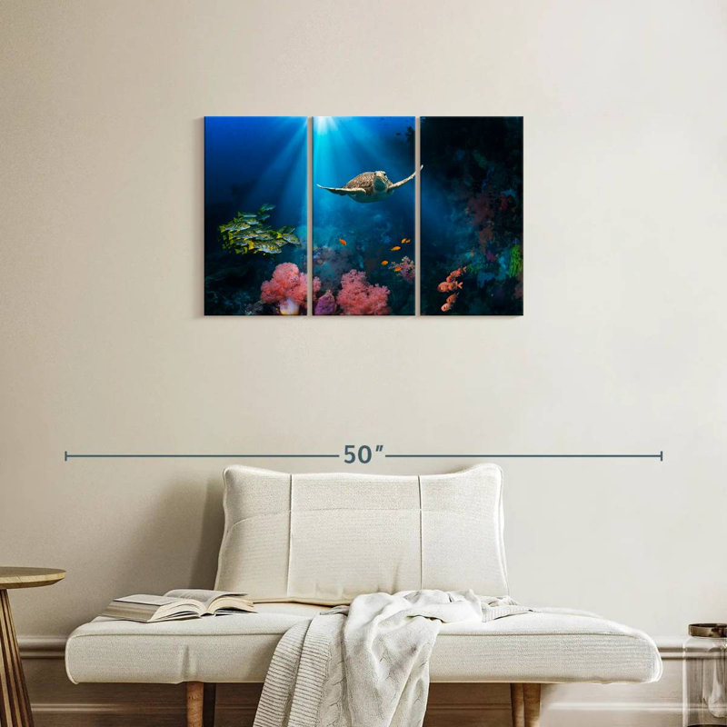 Ocean Underwater, 20" H x 33" W