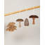Handmade Wood Shatterproof Holiday Shaped Ornament