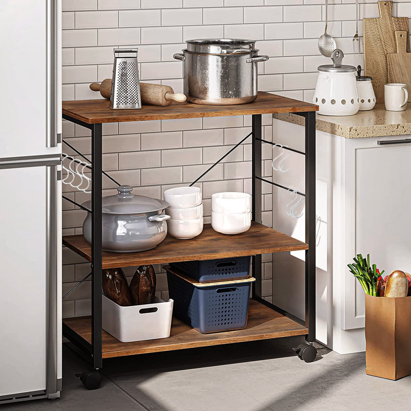 Chariot de cuisine en bois manufacturé Bellmont