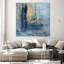 «Golden Blues I», reproduction d'art sur toile géante 84 po x 84 po-59884939